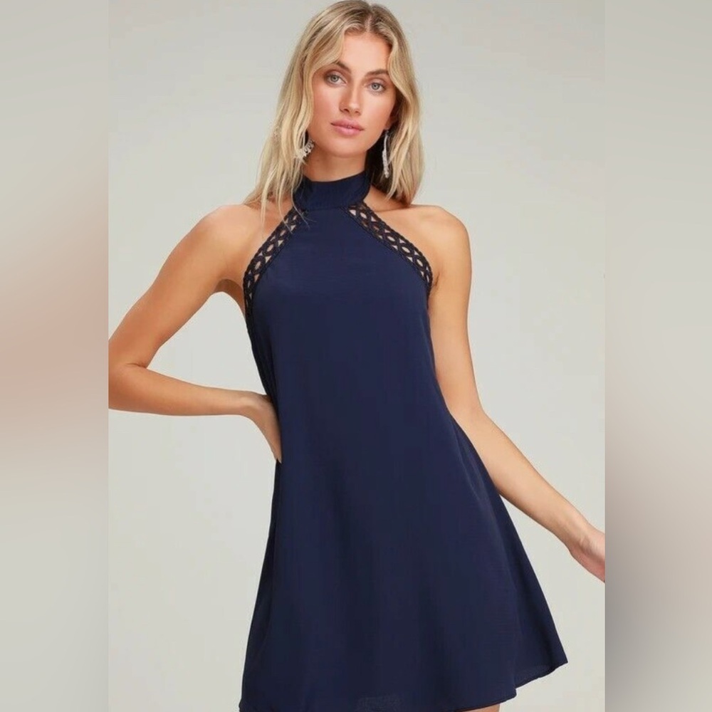 Lulus Any Sway Shape or Form Swing Dress Size Small